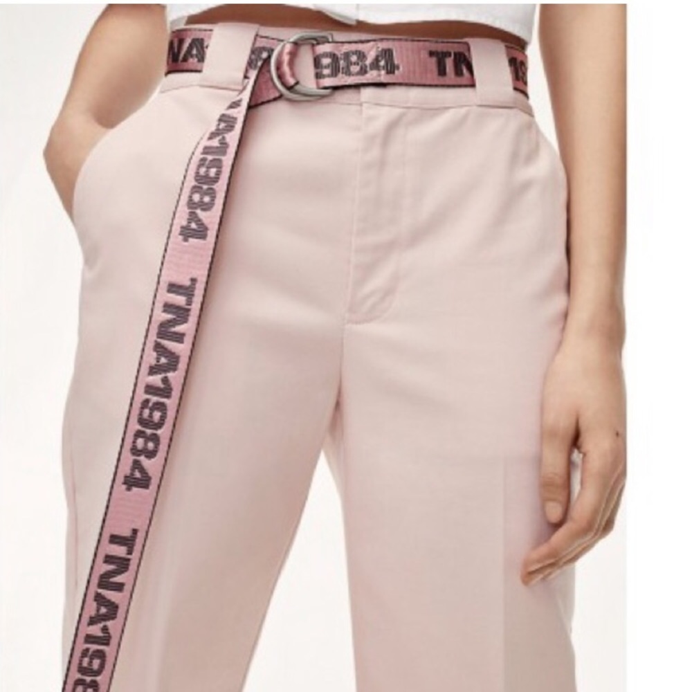 🦋3/$50 Aritzia TNA Industrial Pink Gorpcore Skater Utility Streetwear Long Belt